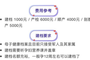 孕妇建档